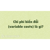 Chi phí biến đổi (variable costs) là gì ?