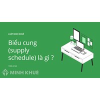 Biểu cung (supply schedule) là gì ?