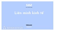 Liên minh kinh tế (economic union) là gì ?