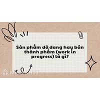 Sản phẩm dở dang hay bán thành phẩm (work in progress) là gì?
