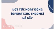 Lợi tức hoạt động (OPERATING INCOME) là gì ?