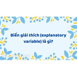 Biến giải thích (explanatory variable) là gì ?