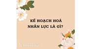 Kế hoạch hoá nhân lực (manpower planning) là gì ?