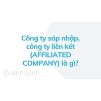 Công ty sáp nhập, công ty liên kết (AFFILIATED COMPANY) là gì ?
