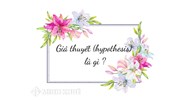 Giả thuyết (hypothesis) là gì ?