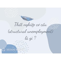 Thất nghiệp cơ cấu (structural unemployment) là gì? Cho ví dụ