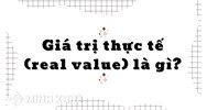 Giá trị thực tế (real value) là gì? Ví dụ về giá trị thực tế