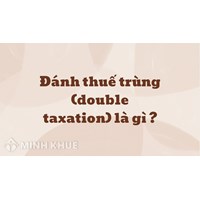 Đánh thuế trùng (double taxation) là gì ?