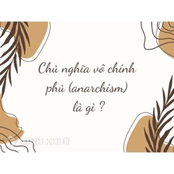 Chủ nghĩa vô chính phủ (anarchism) là gì? Đặc trưng và vai trò