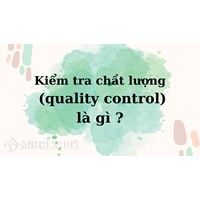 Kiểm tra chất lượng (quality control) là gì ?