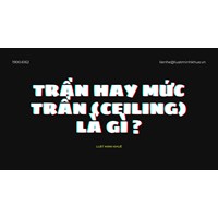 Trần là gì? Mức trần là gì? Giá trần trong kinh tế vĩ mô