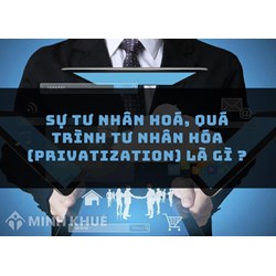 Sự tư nhân hoá, quá trình tư nhân hóa (privatization) là gì ?