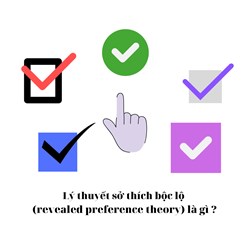Lý thuyết sở thích bộc lộ (revealed preference theory) là gì ?