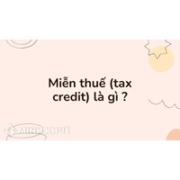 Miễn thuế (tax credit) là gì ?