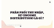 Phân phối thu nhập, sự (income distribution) là gì ?