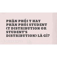 Phân phối t hay phân phối Student (t distribution or Student's distribution) là gì ?