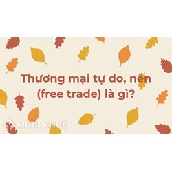 Thương mại tự do, nền (free trade) là gì ?