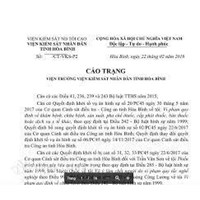 Kiểm sát viên Công bố bản cáo trạng lúc nào?