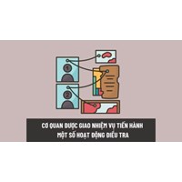 Cơ quan được giao nhiệm vụ tiến hành một số hoạt động điều tra trong Bộ luật tố tụng hình sự 2015