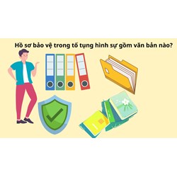 Hồ sơ bảo vệ trong tố tụng hình sự gồm văn bản nào?