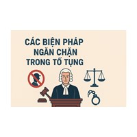 Các biện pháp ngăn chặn trong tố tụng hình sự