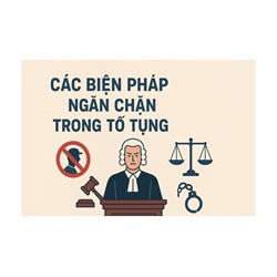 Các biện pháp ngăn chặn trong tố tụng hình sự