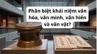 Phân biệt khái niệm văn hóa, văn minh, văn hiến và văn vật?