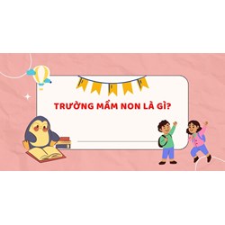 Một số vấn đề về thành lập trường mầm non tư thục?