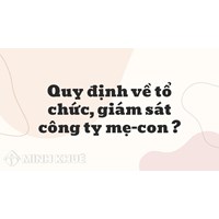 Quy định về tổ chức, giám ,sát công ty mẹ-con ?