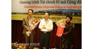 Điều kiện và thủ tục cấp Giấy chứng nhận đăng ký chương trình, dự án tài chính vi mô