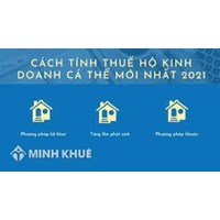 Phương pháp tính thuế đối với hộ kinh doanh, cá nhân kinh doanh nộp thuế theo phương pháp kê khai