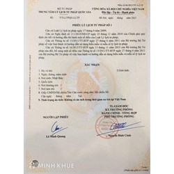 Cấp phiếu lý lịch tư pháp cần tra cứu, xác minh và cung cấp thông tin gì?