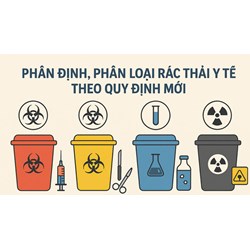 Phân định, phân loại chất thải y tế theo quy định mới