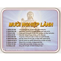 Mười nghiệp lành (Dasa- Kusaladhamma) đối với phật tử theo Đạo phật