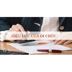 Di chúc chung lập trước khi Bộ luật dân sự năm 2015 có hiệu lực thì xử lý thế nào?