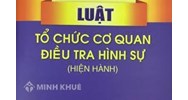 Nội dung cơ bản của Luật Tổ chức Cơ quan điều tra hình sự năm 2015