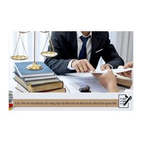 Tội cung cấp tài liệu sai sự thật hoặc khai báo gian dối Điều 382 BLHS