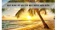 Đất làm muối là gì ? Đất có mặt nước nội địa là gì ? Đất có mặt nước ven biển là gì ?
