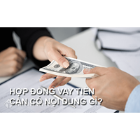 Khách thể quan hệ pháp luật về hợp đồng cho vay là gì ?