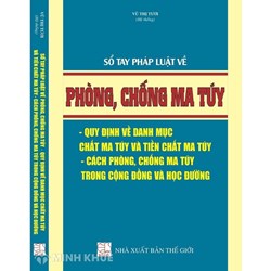 Sách Sổ tay pháp luật về phòng, chống ma túy: Quy định về danh mục chất ma túy và tiền chất ma túy và cách phòng chống ma túy trong cộng đồng và học đường