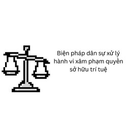 Biện pháp dân sự xử lý hành vi xâm phạm quyền sở hữu trí tuệ