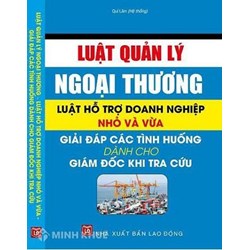 Sách Luật quản lý ngoại thương - Luật hỗ trợ doanh nghiệp nhỏ và vừa- giải đáp các tình hướng dành cho giám đốc khi tra cứu