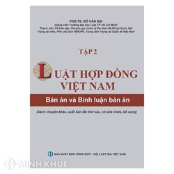 Sách Luật hợp đồng Việt Nam: Bản án và bình luận bản án Tập 2 (tái bản lần thứ 6)