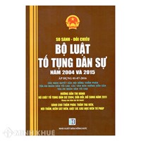Sách So sánh, đối chiếu Bộ luật Tố tụng dân sự 2004 - 2015 (Vũ Duy Khang)