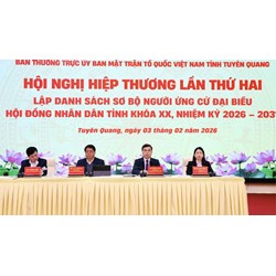 Thời hạn tổ chức Hội nghị hiệp thương lần thứ hai và thành phần của Hội nghị giới thiệu ứng cử đại biểu Quốc hội