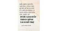 Điều kiện chuyển nhượng, tặng cho quyền sử dụng đất của hộ gia đình, cá nhân được Nhà nước giao đất?