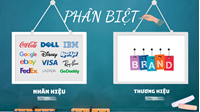 Phân biệt giữa nhãn hiệu và thương hiệu kèm ví dụ chi tiết