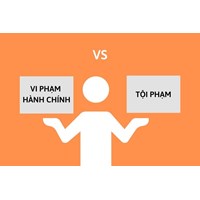 So sánh tội phạm với vi phạm pháp luật khác?