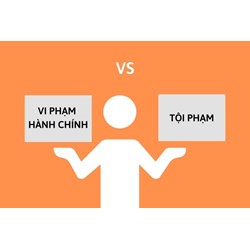 So sánh tội phạm với vi phạm pháp luật khác?