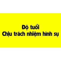 Phân tích mối quan hệ giữa năng lực trách nhiệm hình sự với tuổi chịu trách nhiệm hình sự?